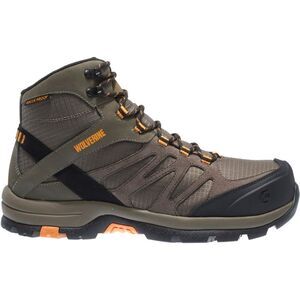 Wolverine Mens Fletcher NT Mid Waterproof Work Hiker Brown Boots (NWT)
